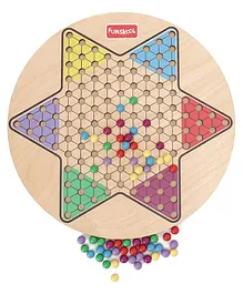 Funskool Deluxe Chinese Checkers - Multicolour