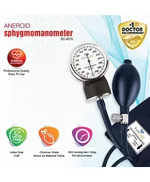 Easycare Sphygmomanometer Aneroid Type Manual Blood Pressure Monitor - Blue