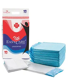 Easycare Skin Friendly Cotton Four Layers Soft Underpad - Pack of 10