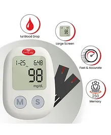 Easycare Automatic Java Blood Glucose Monitor Kit - White
