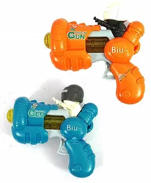 FunBlast Electric Pistol Toy with Light and Sound Pack of 2 - Color May Vary)