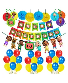 Party Propz Birthday Decoration Material Combo Multicolor - Pack Of 39