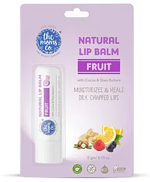 The Moms Co. Natural Fruit Lip Balm - 5 gm
