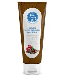 The Moms Co. Natural Cranberry Coffee Face Scrub - 75 gm