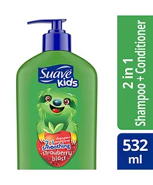 Suave 2 In 1 Strawberry Scented Hair Wash - 532 ml