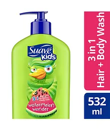 Suave 3 In 1 Watermelon Scented Hair and Body Wash - 532 ml