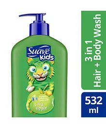 Suave 3 In 1 Apple Hair And Bodywash - 532 ml