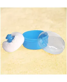 Baby Moo Powder Puff with Case - Blue