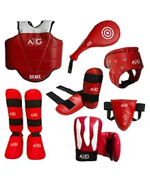 AXG New Goal Bestow Taekwondo Muay Thai Kick Kickboxing MMA Kit (Medium)
