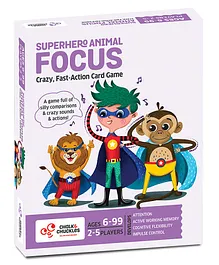 Chalk and Chuckles Superhero Animal Focus Game - Multicolour