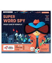 Chalk And Chuckles Super Word Spy Word Play Game - Multicolour