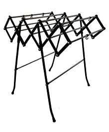 Dry Line Baby Cloths Drying Stand  31 Inches Small - Silver and Black