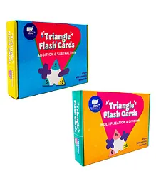 Miniwhale Math Activity Flash Cards - 84 Cards
