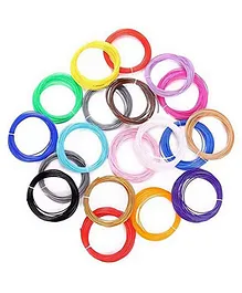 3D Print World Pen Filament Refills Pack of 10 ( Color May Vary)