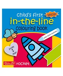 Scholars Hub In The Line Colouring Transport Book - English