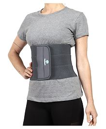 Longlife Abdominal Belt For Tummy Reduction Medium - Grey