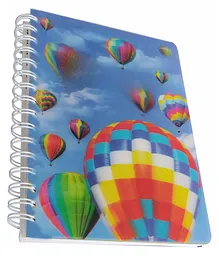 Sterling 3D Balloon Spiral Bound Single Line Diary - 290 Pages  