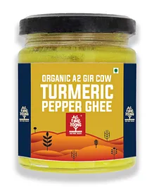 All Time Young 100% Organic Gir Cow Turmeric Pepper Ghee - 200ML 
