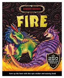 Igloo Books Dinosaur Warriors: Fire Activity Book - English