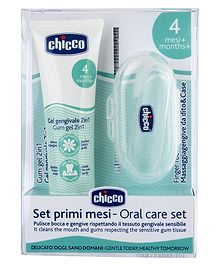 Chicco Gum Gel And Finger Toothbrush Set