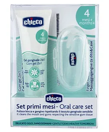 Chicco Gum Gel And Finger Toothbrush Set