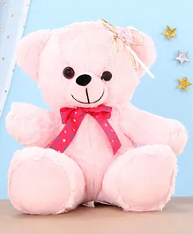Funzoo Angel Bear Flower Applique Teddy Soft Toy  Pink - Height 26 cm