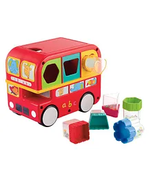 Giggles Shape Sorting Bus - Red 