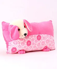 Funzoo Cloudy Puppy Soft Toy Pillow - Pink