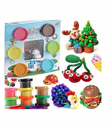 FunBlast Clay Dough Set Pack of 6 - Multicolour
