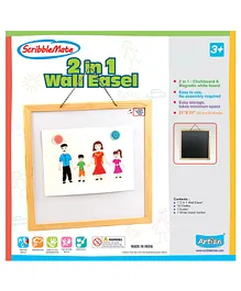 Scribblemate 2 in 1 Wall Easel - White 