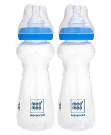 Mee Mee Advanced Milk Safe Baby Feeding Bottle Pack Of 2 - 250 ml Each