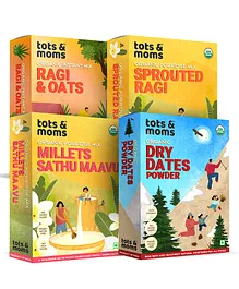 Tots & Moms Foods Iron Rich Foods Combo Pack of 4 - 200 gm each