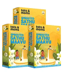 Tots & Moms Foods Sprouted Sathu Mavu Porridge Pack of 3 - 200 gm each