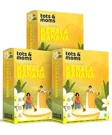 Tots & Moms Foods Kerala Banana Porridge Pack of 3 - 200 gm each