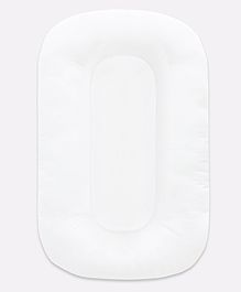 Masilo Organic Nestilo Lounger For Infant/Baby's Breathable and Soft Portable Bed, Lightweight, 0 to 6 Months - White