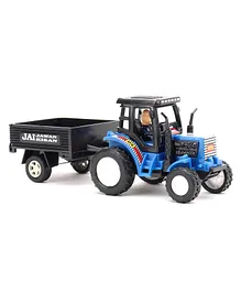 Shinsei Tractor with Trolley - Dark Blue