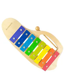 Brainsmith Wooden Xylophone Toy Multicolour - 8 Notes