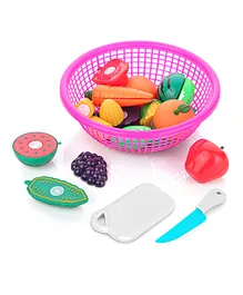Aditi Toys Fruits & Vegetables Pretend Play Toys Multicolor - 12 Pieces