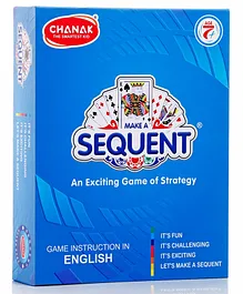 Aditi Toys Make a Sequent Board Game - Blue