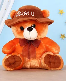 Kids Kaart Bear Soft Toy Orange - Height 21 cm