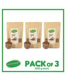 Earthfood's Jaggery Powder Pack of 3 - 500 gm each