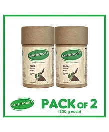 Earthfood's Chia Seed Pack of 2 - 200 gm each