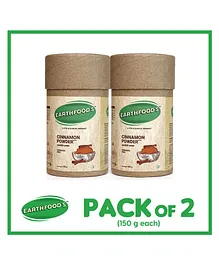 EARTHFOOD'S Cinnamon Powder Pack Of 2 - 150 g Each