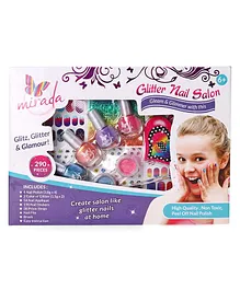 Mirada Glitter Nail Salon Kit - Multicolour