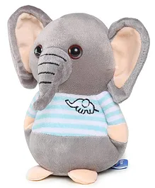 Webby  Plush Elephant Toy  Grey - Height 20 cm