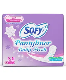 Sofy Daily Fresh Pantyliner - 40 Pieces