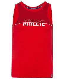 JOCKEY Sleeveless Athlete Print Tee - Red
