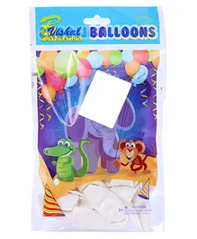 B Vishal Balloon White - Pack of 15