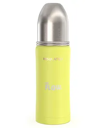 Dr.Flow Omega Insulated ThermoSteel Baby Feeding Bottle Yellow - 270 ml 
