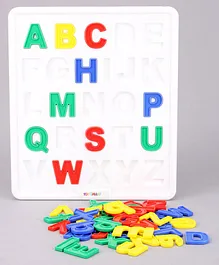 Toysmart Alpha Sort 2 IN 1 Board for Alphabet Letters - Multicolour